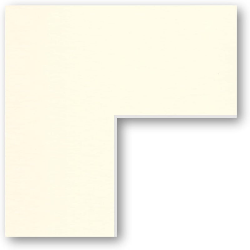 Allworld Framing 11x14 Matting for 8x10 Photograph or Artwork 4-Ply Bevel Cut Acid Free Matboard for picture framing (Antique White) - Image 3